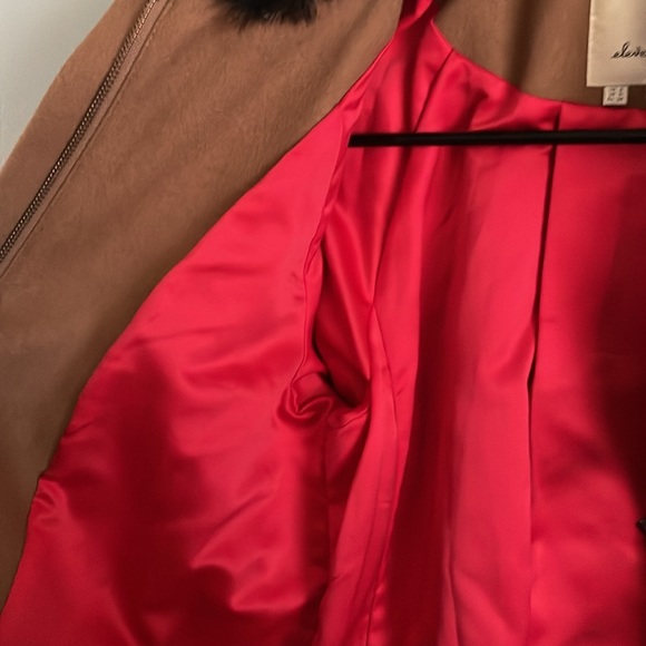 Elevenses Anthropologie Camel Toggle Melton Coat - Picture 6 of 16